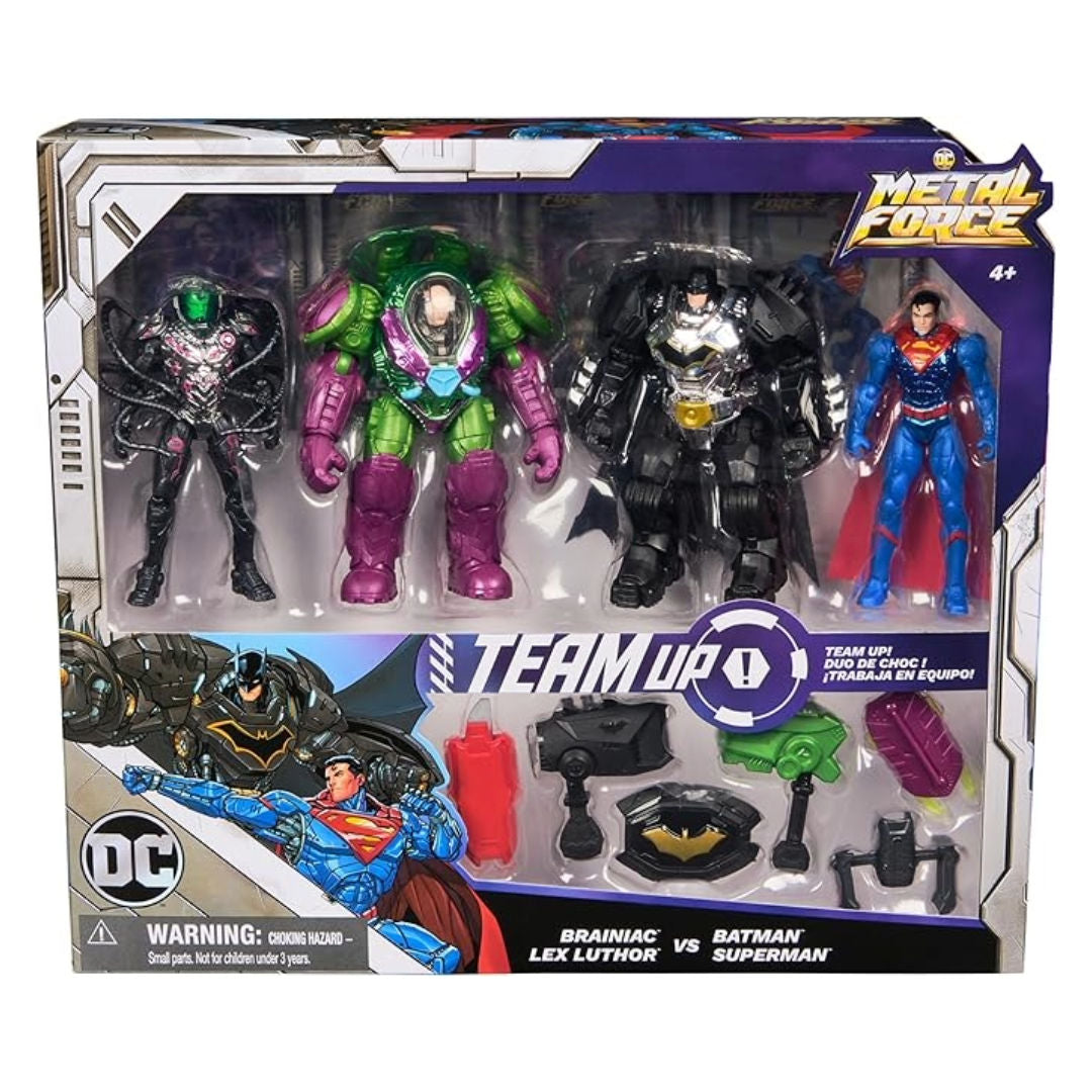 DC Metal Force Team Up Action Figures Set