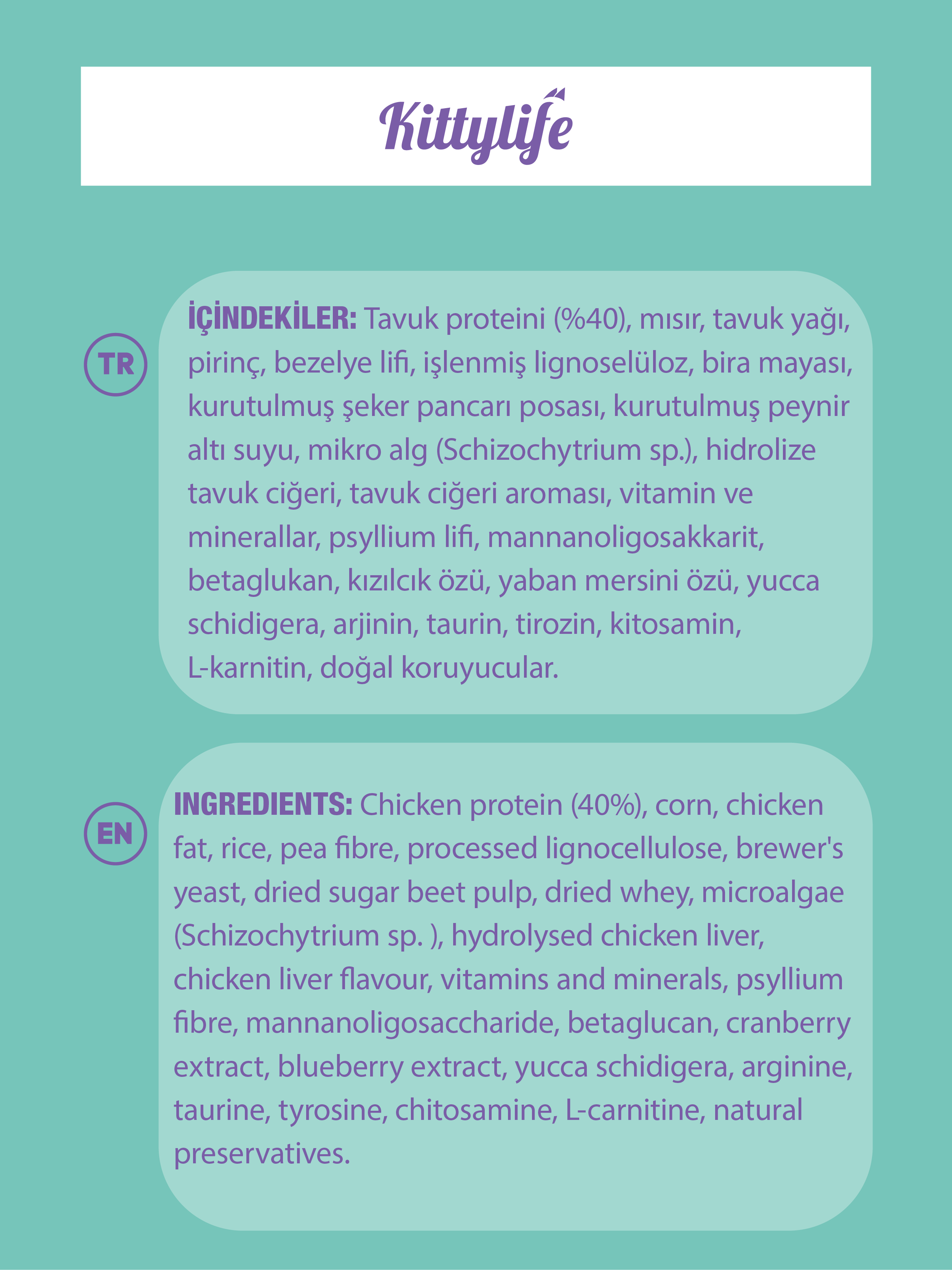 KittyLife Premium Adult Dry Cat Food with Chicken, 91% Animal Based Protein for Strong Muscles, Immunity & Healthy Digestion