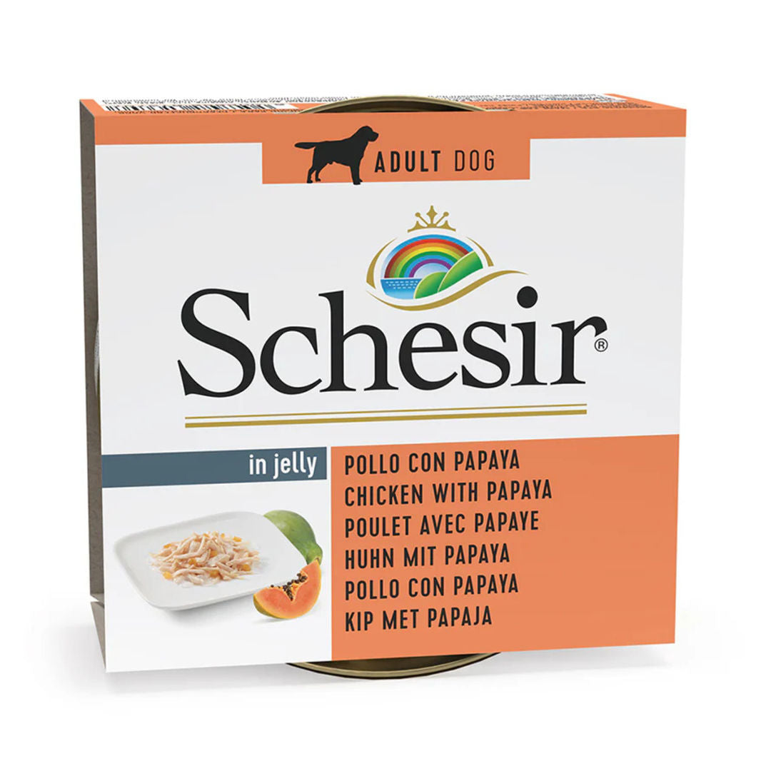 Schesir Chicken Fillets Wet Dog Food, 150g