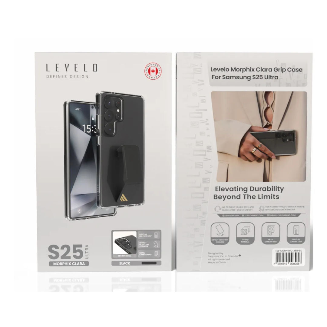 Levelo Morphix Clara Grip Case For Samsung S25 Ultra