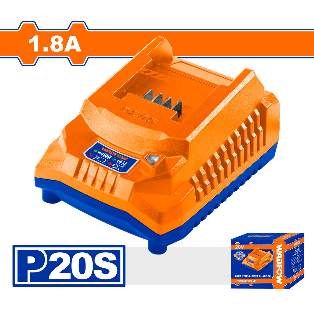 WADFOW P20S Battery Charger 20V, Output 1.8A, Quick Charging System