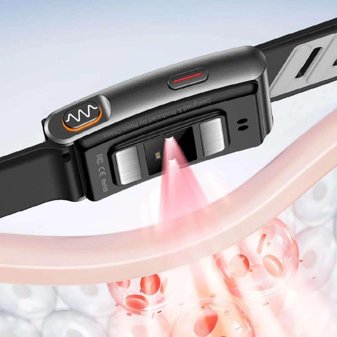 Pawa Riva Screenless Band With ECG Function, Black