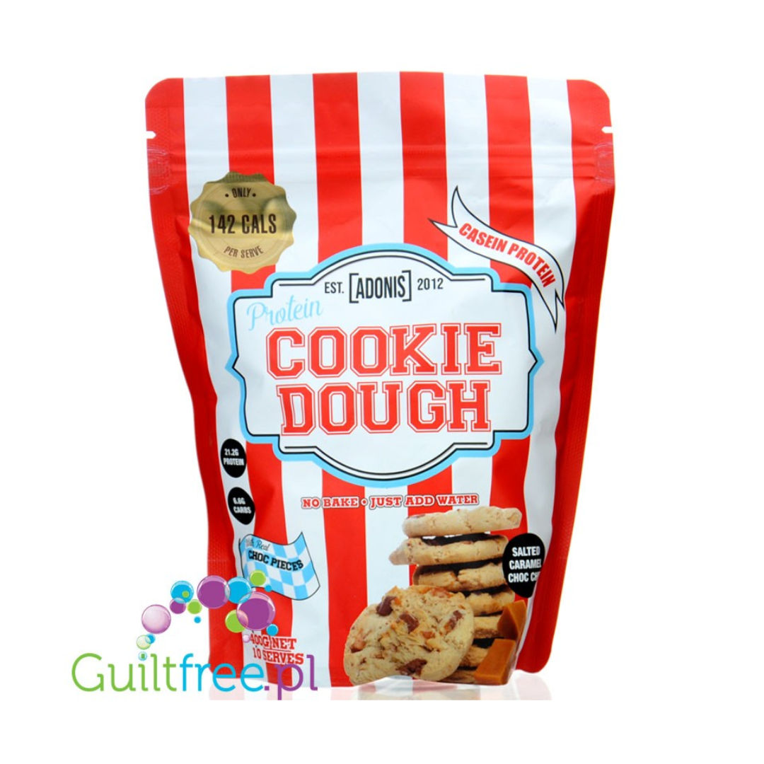 Adonis Protein Cookie Dough Premium Casein Protein Snack Low Carb, High Protein, Multiple Gourmet Flavors