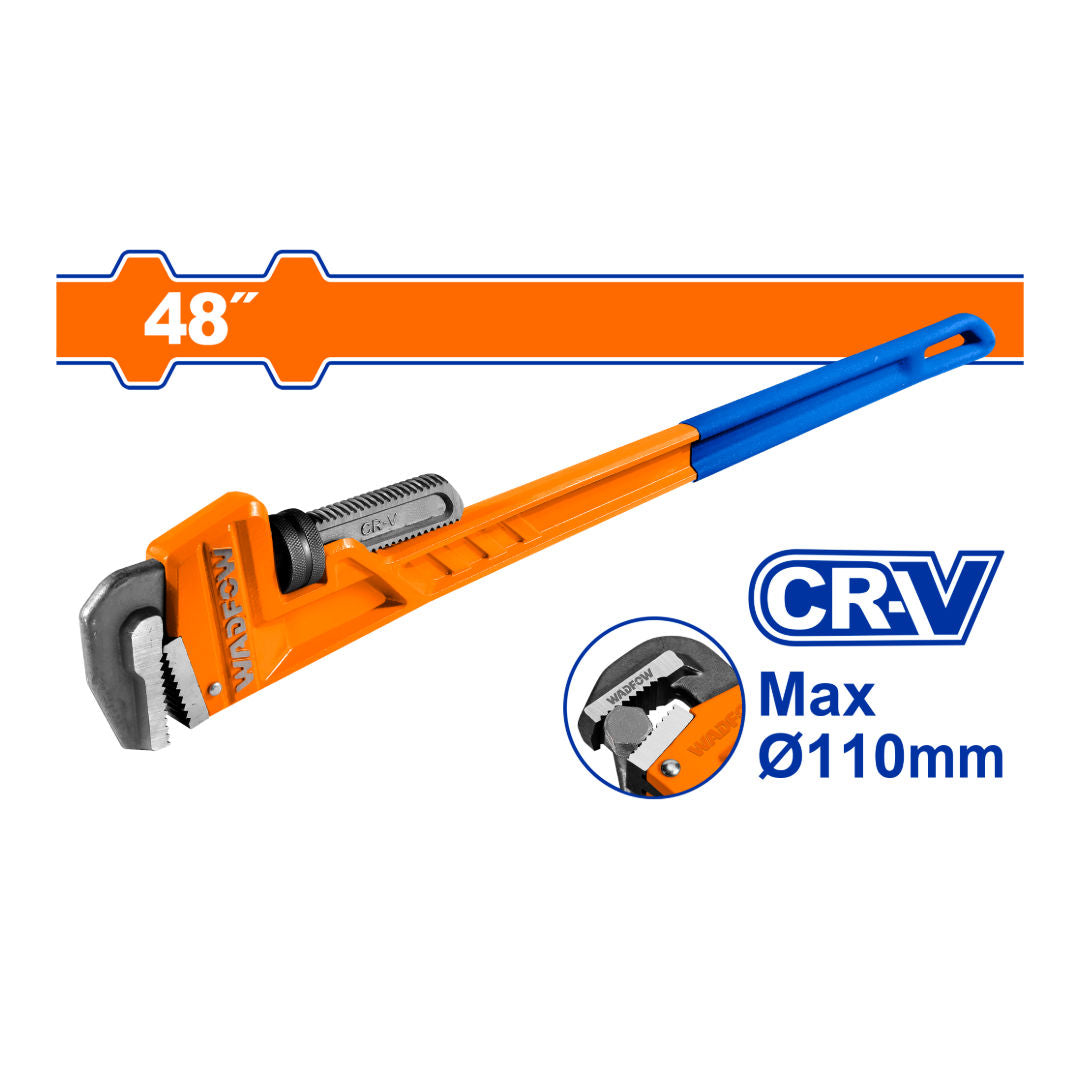 WADFOW Pipe Wrench Soft Plastic Handle