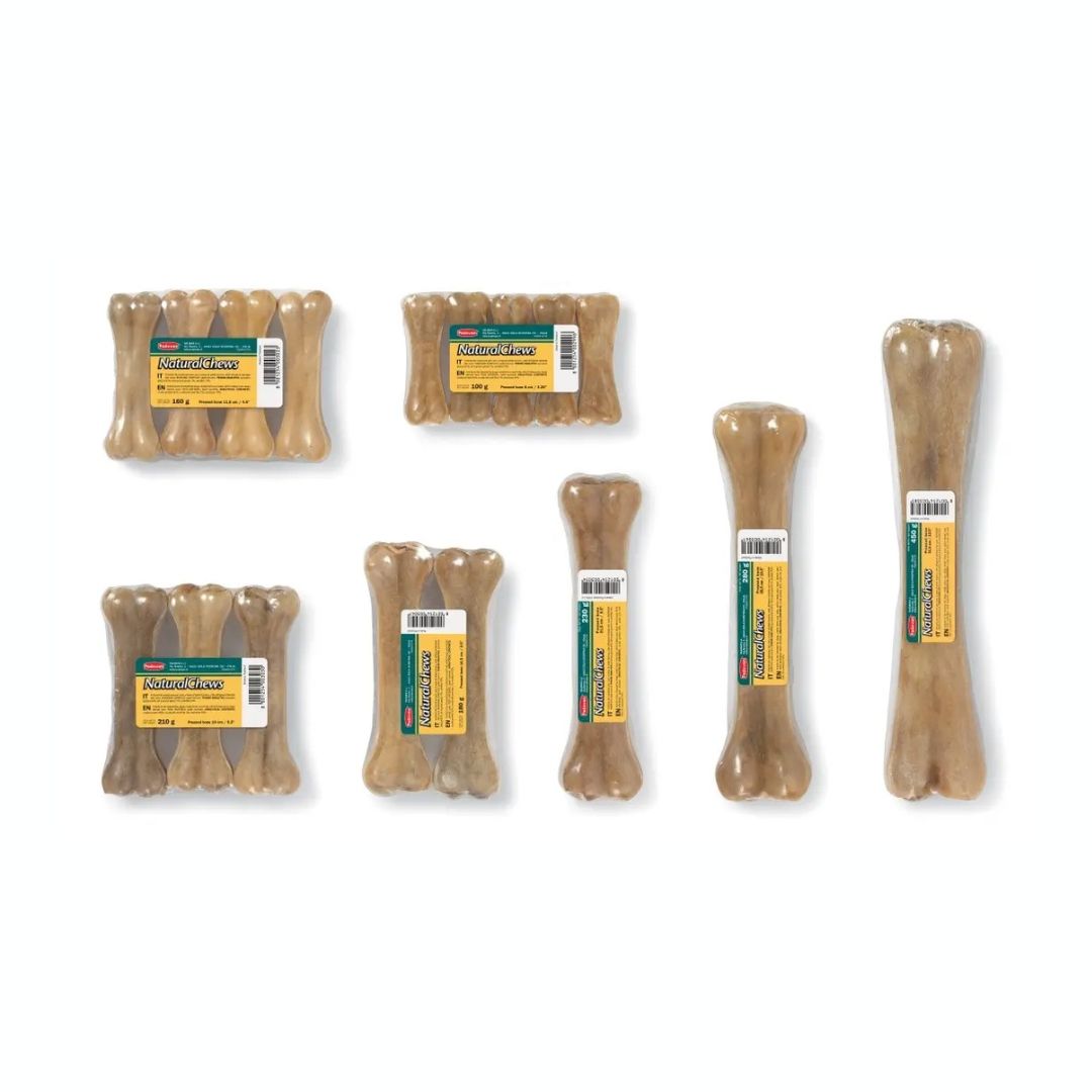 Padovan Natural Chew Bone Dog Treats 100g, 8 cm, Pack of 5