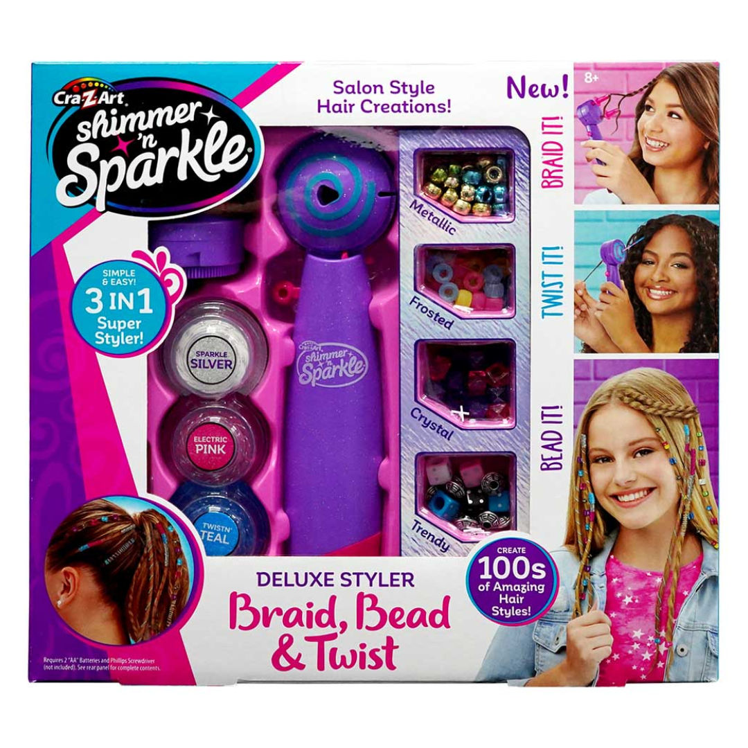 Cra-Z-Art Shimmer n Sparkle 3-in-1 Deluxe Styler Set