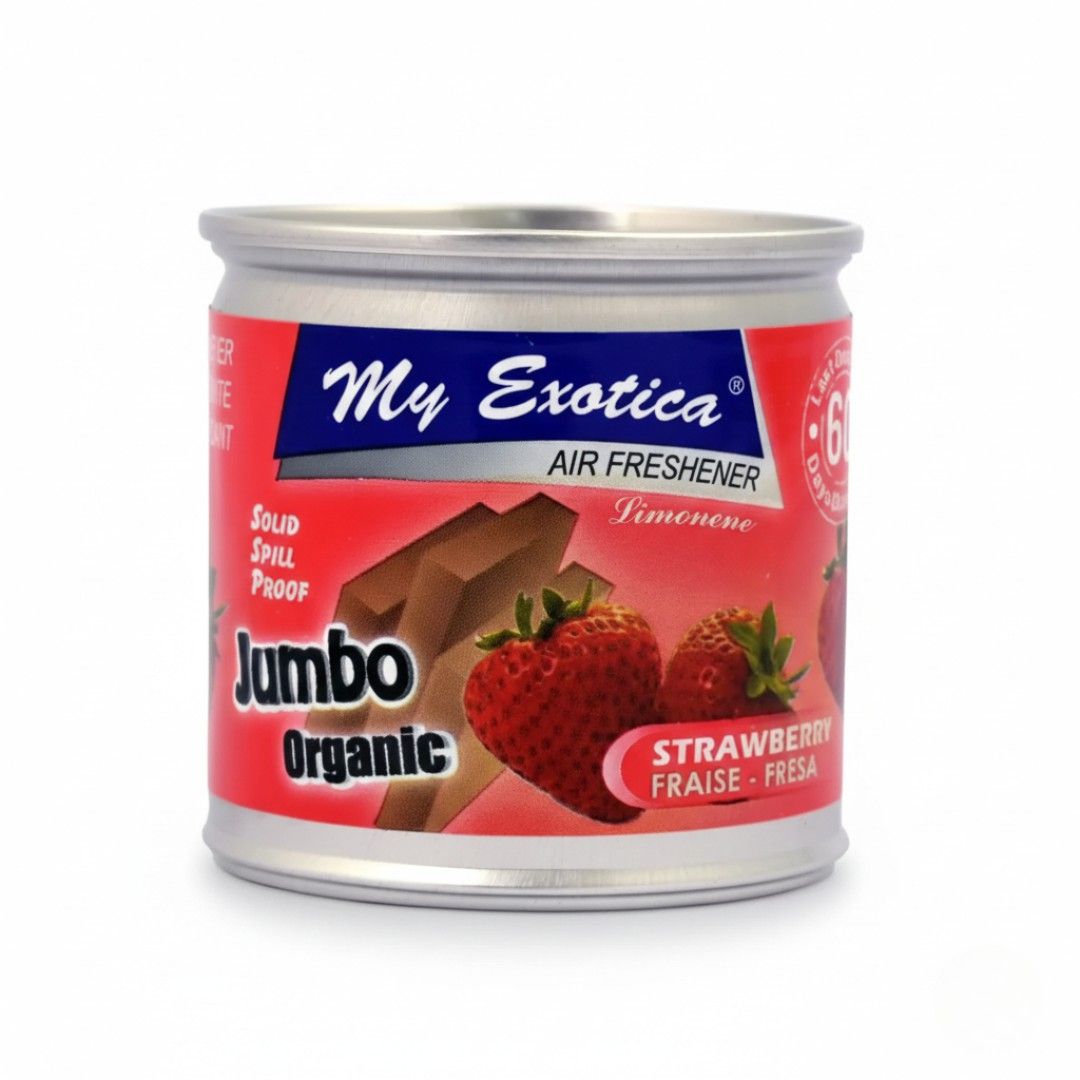 Exotica Jumbo Organic Car Air freshener Can, Cup Holder