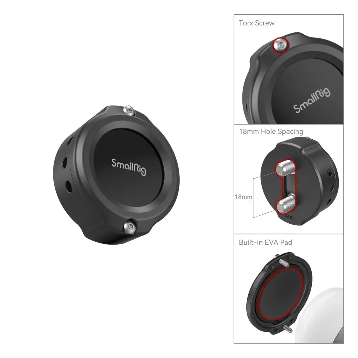 SmallRig Protective Cage for Apple AirTag, Sleek Aluminum Alloy Mount, MD4149