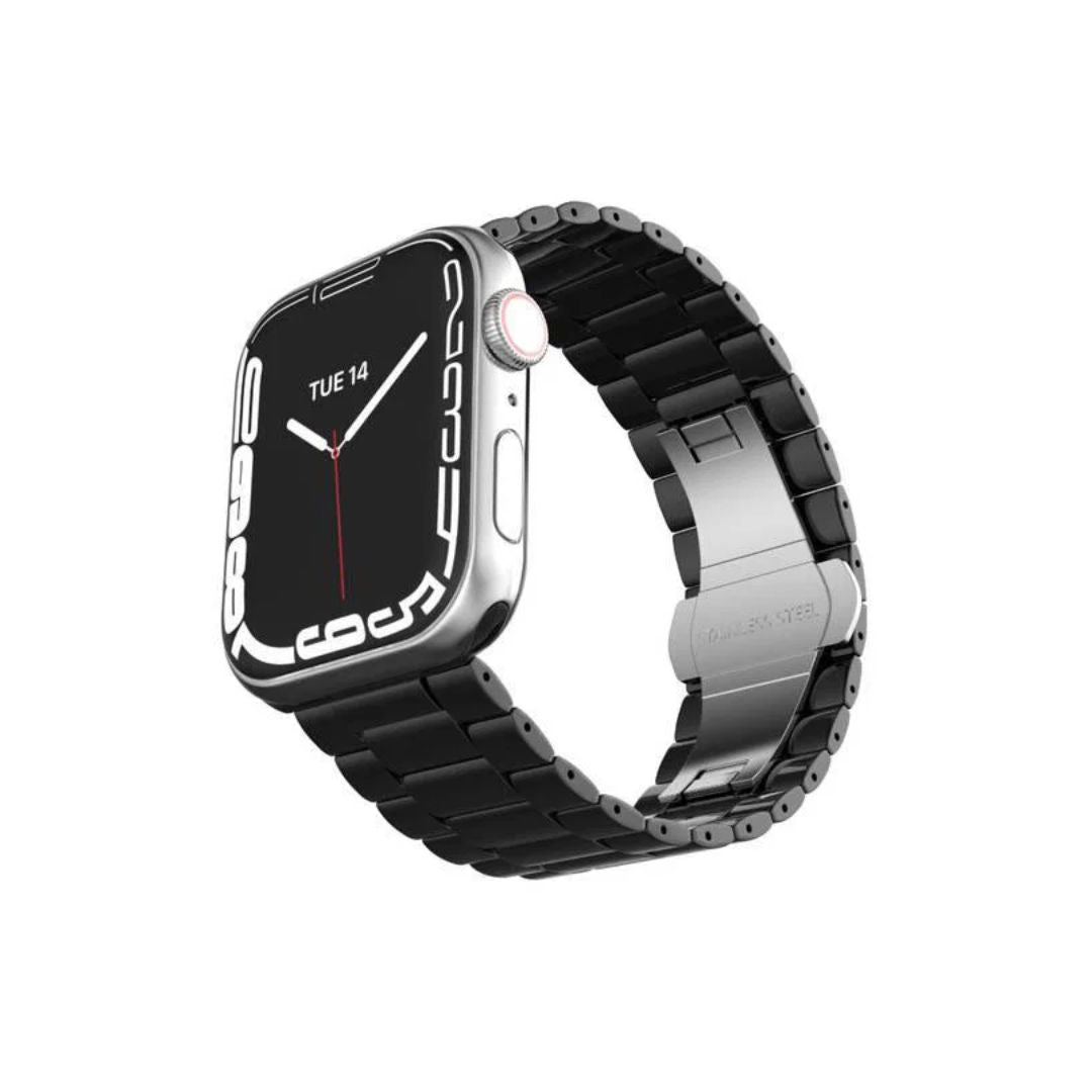 Levelo Nocturne Three Strain Ceramic Watch Strap For Apple Watch, 38/40/41 mm