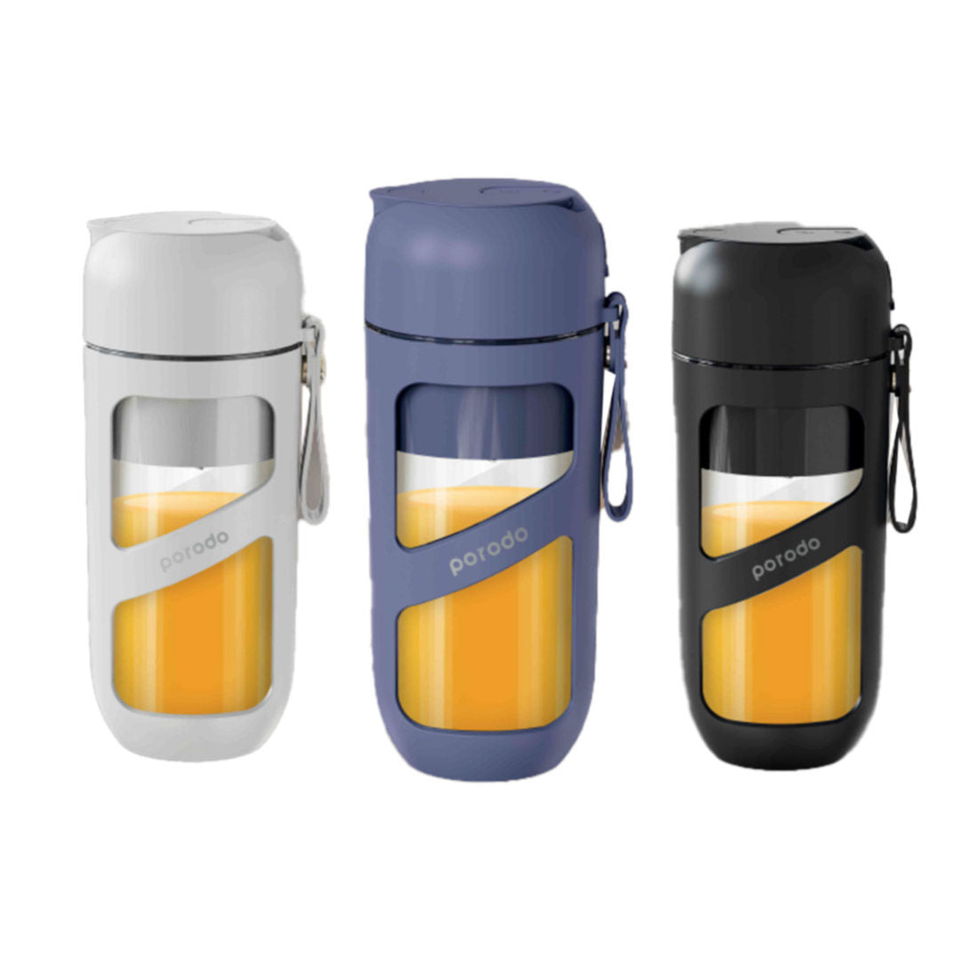 Porodo LifeStyle Vacuum Fresh Portable Juicer & Smoothie Blender 380ml, 1500mAh Rechargeable Blender