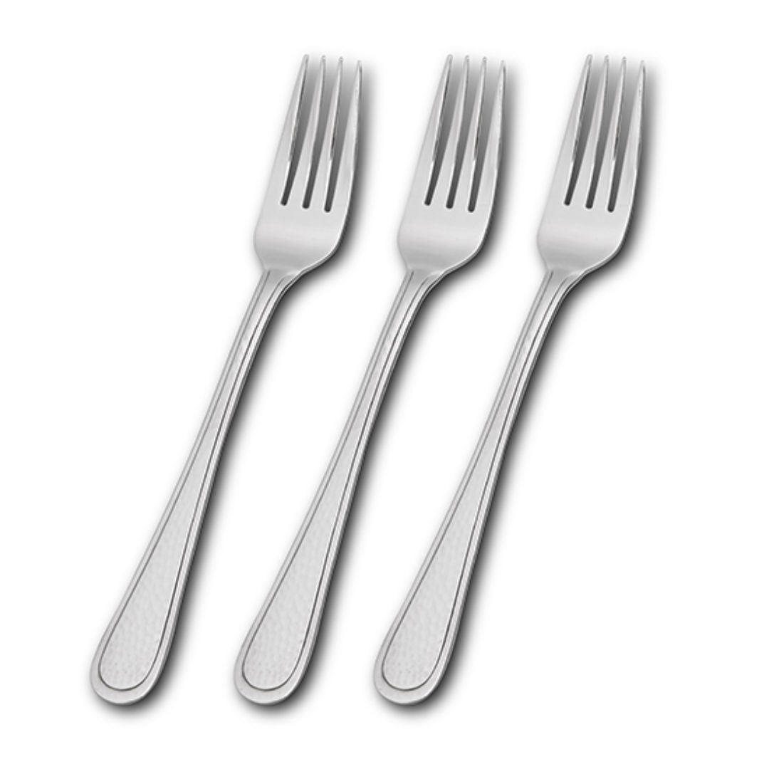 NAVA Siren Stainless Steel Dinner Fork Set, Pack of 3