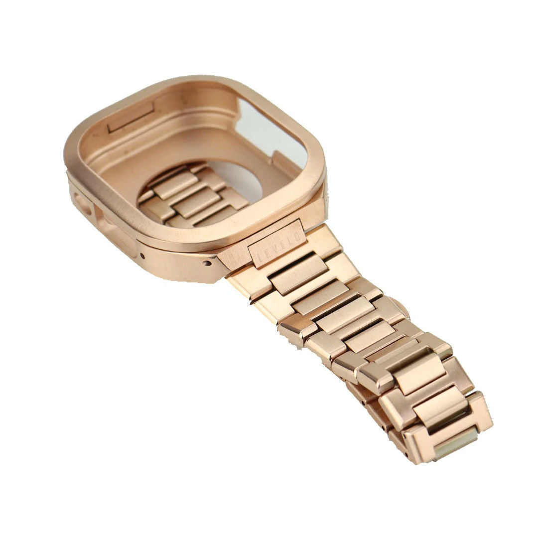 Levelo Royal Stainless Steel Apple Watch Band, 49mm