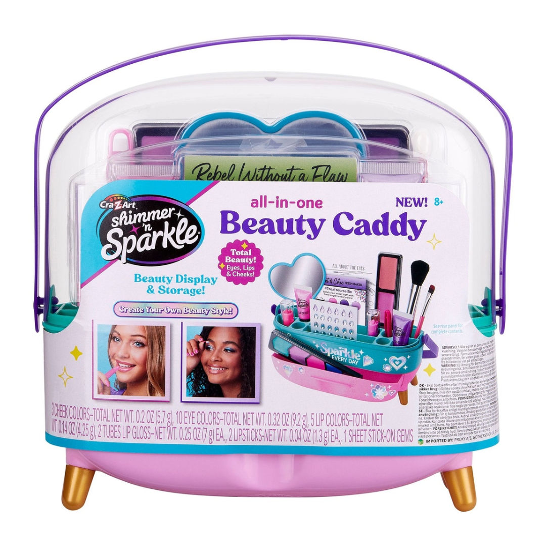 Cra-Z-Art Shimmer n Sparkle All-in-One Beauty Caddy Makeup Kit