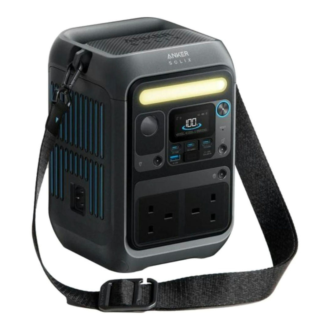Anker SOLIX C300X Portable Power Station, 300W, 600W Peak, Solar Ready, Fast Recharge