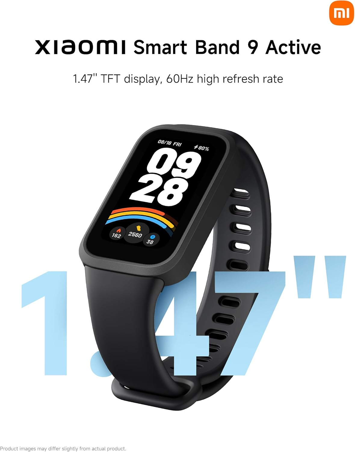 Xiaomi Smart Band 9 Active Health & Fitness Tracker with 1.47-Inch Display