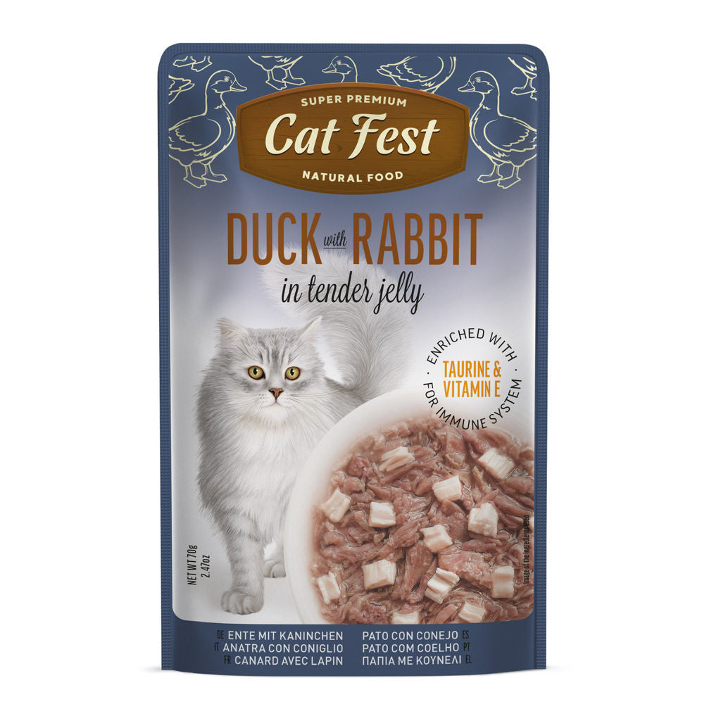 Cat Fest Duck With In Tender Jelly For Cats, 70gm