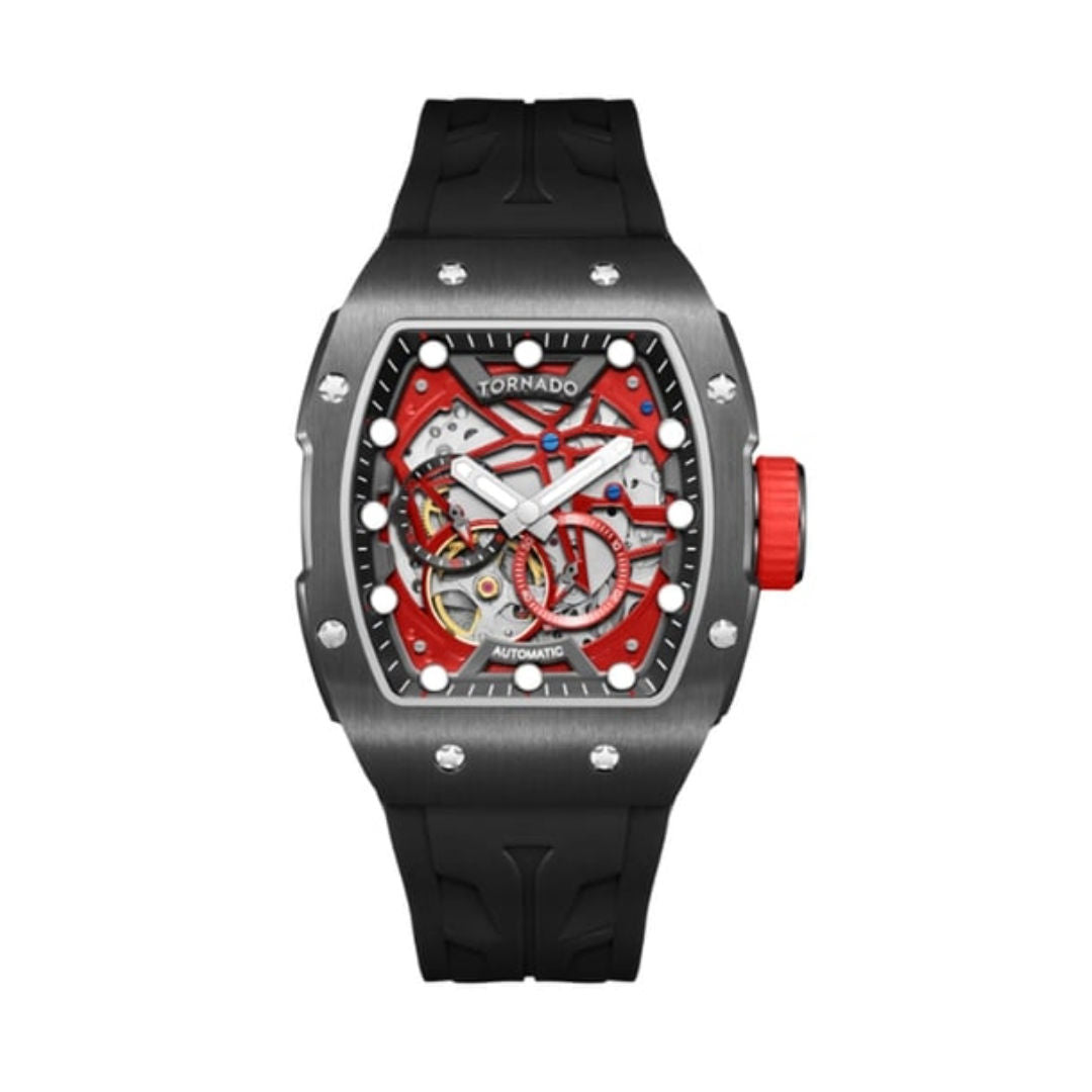 TORNADO Xenith Men's Automatic Silicon Strap Watch