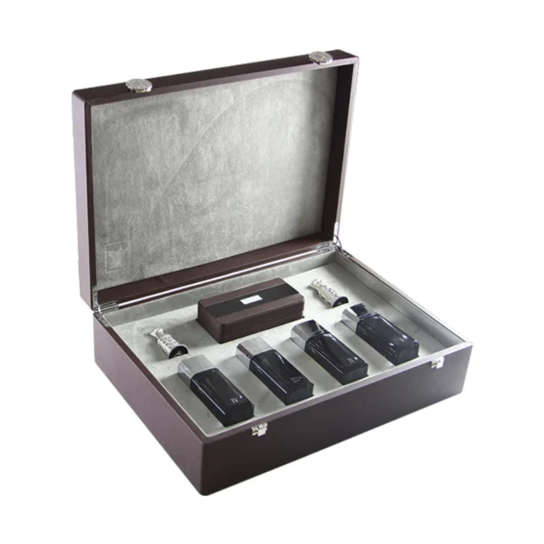 Arabian Oud Amwaaj Gift Set - 4 x 75ml Perfumes with Oud Oils & Incense