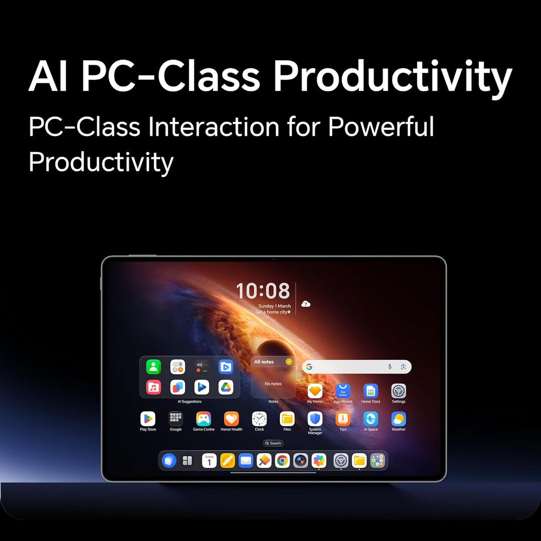 HONOR MagicPad 4 12.3Inch OLED 165Hz Tablet With Touch Keyboard & Magic Pencil – Snapdragon 8 Gen 5, 16GB+512GB, Grey
