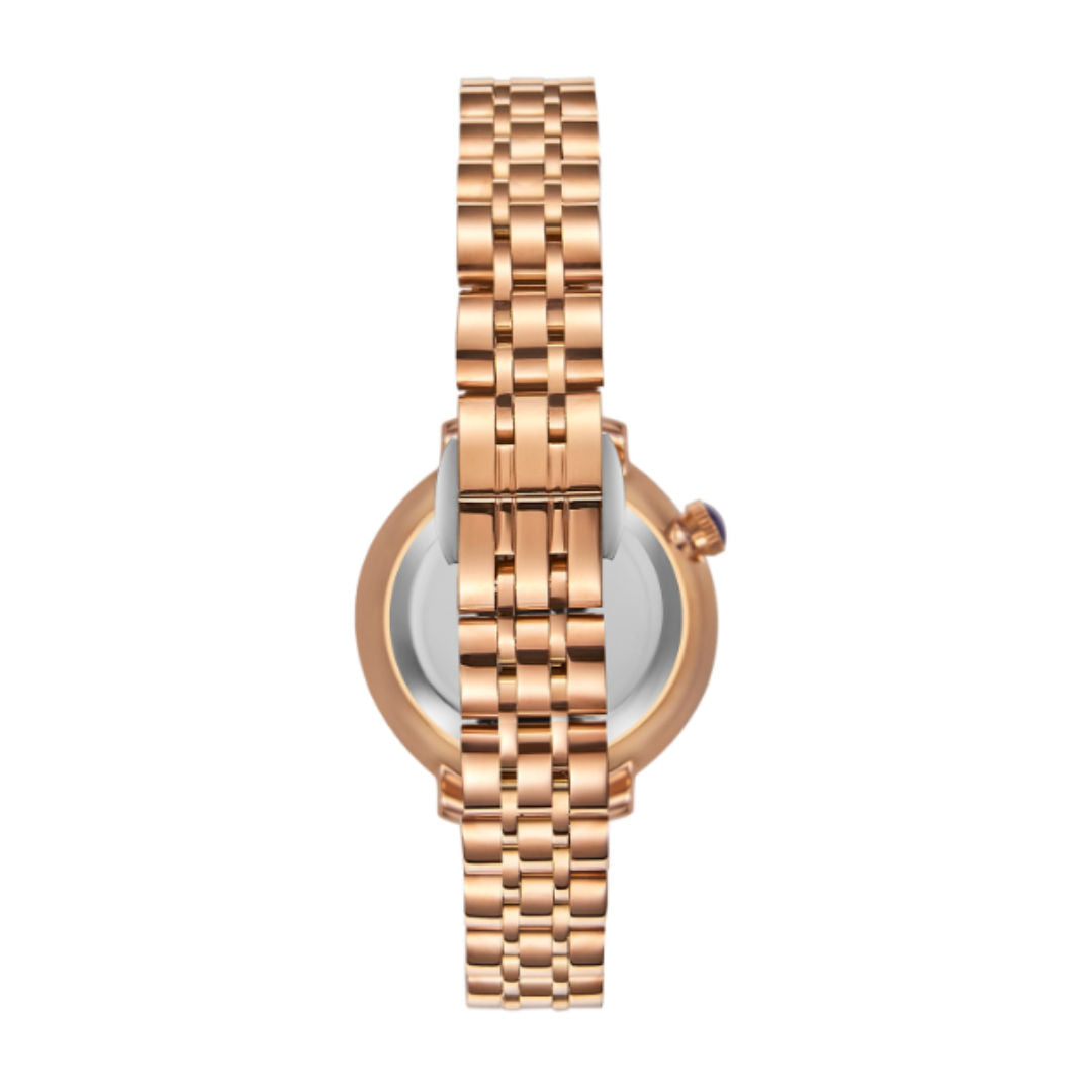 ساعة كينيث سكوت النسائية ذات المينا المصنوعة من عرق اللؤلؤ والمزودة بمينا تناظري، سلسلة K23518