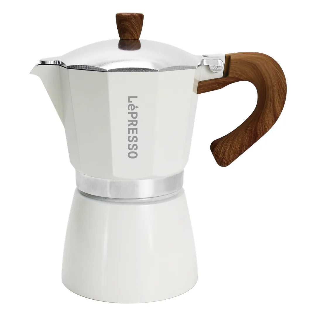 LePresso Italian 300ml Moka Pot, White