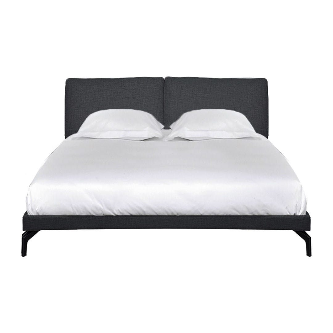 Abilene Bed Corsica, Dark Grey, Without Mattress