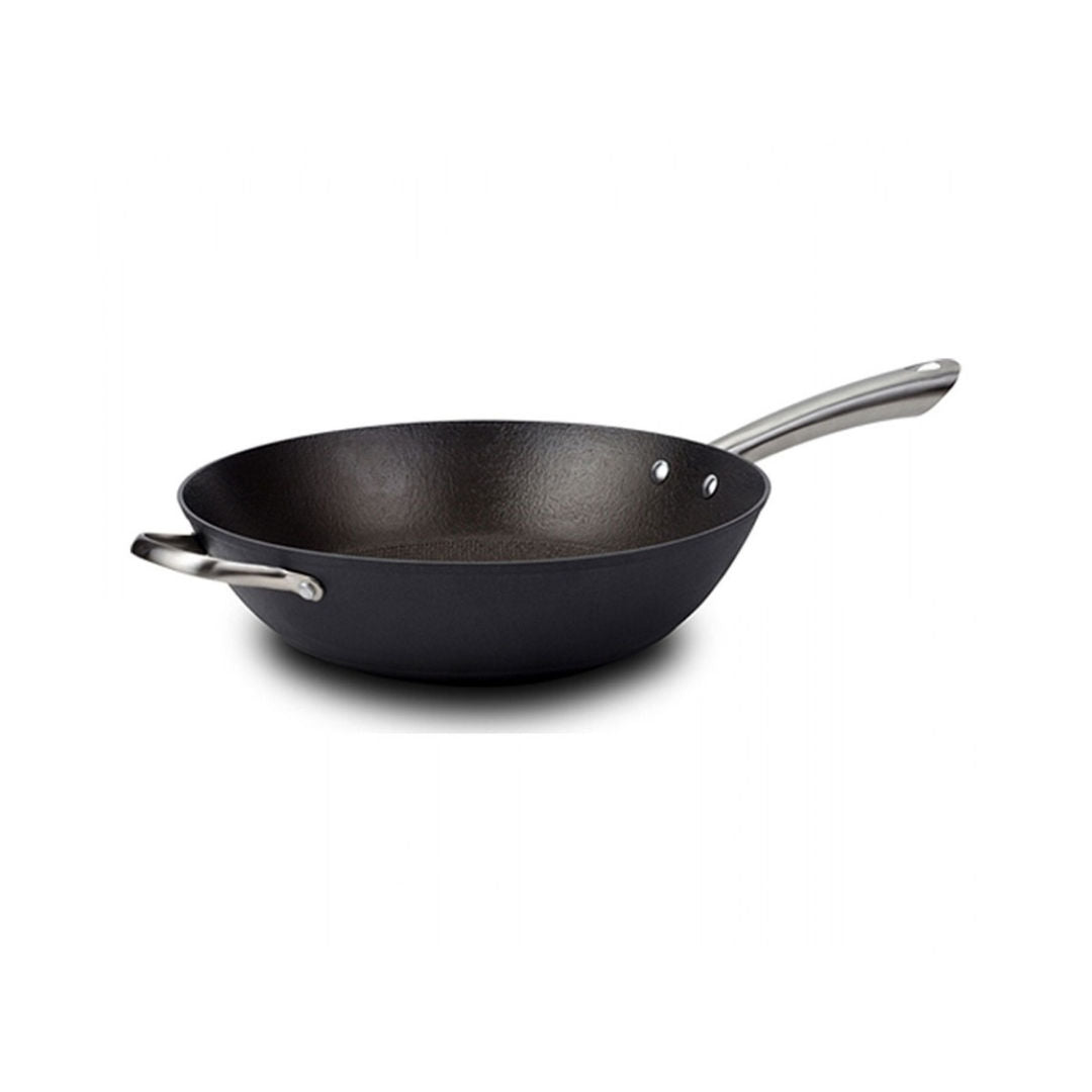 NAVA Cast Iron Nonstick Saucepan Atlas With Lid And Stainless Steel Handle, 16cm