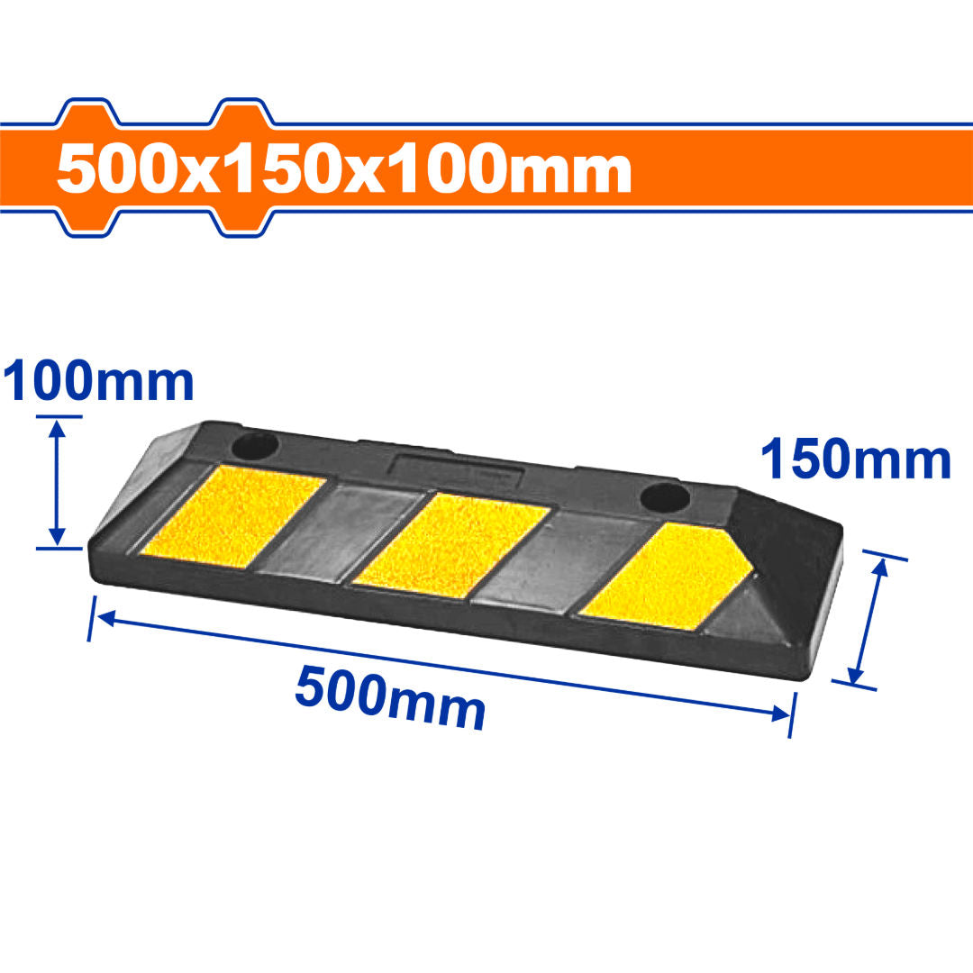 WADFOW Rubber Parking Block, 500×150×100mm, 4.5kg