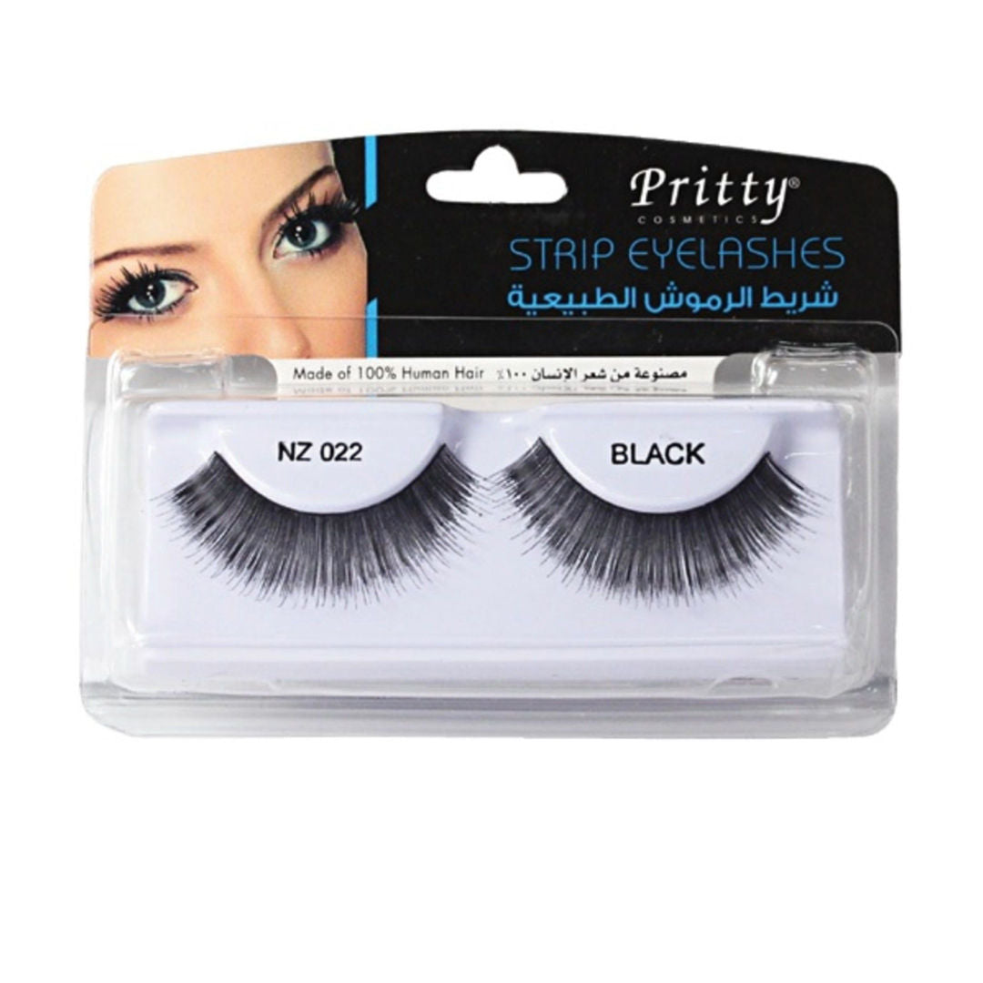 Pritty Cosmetics Strip Eyelashes, Black