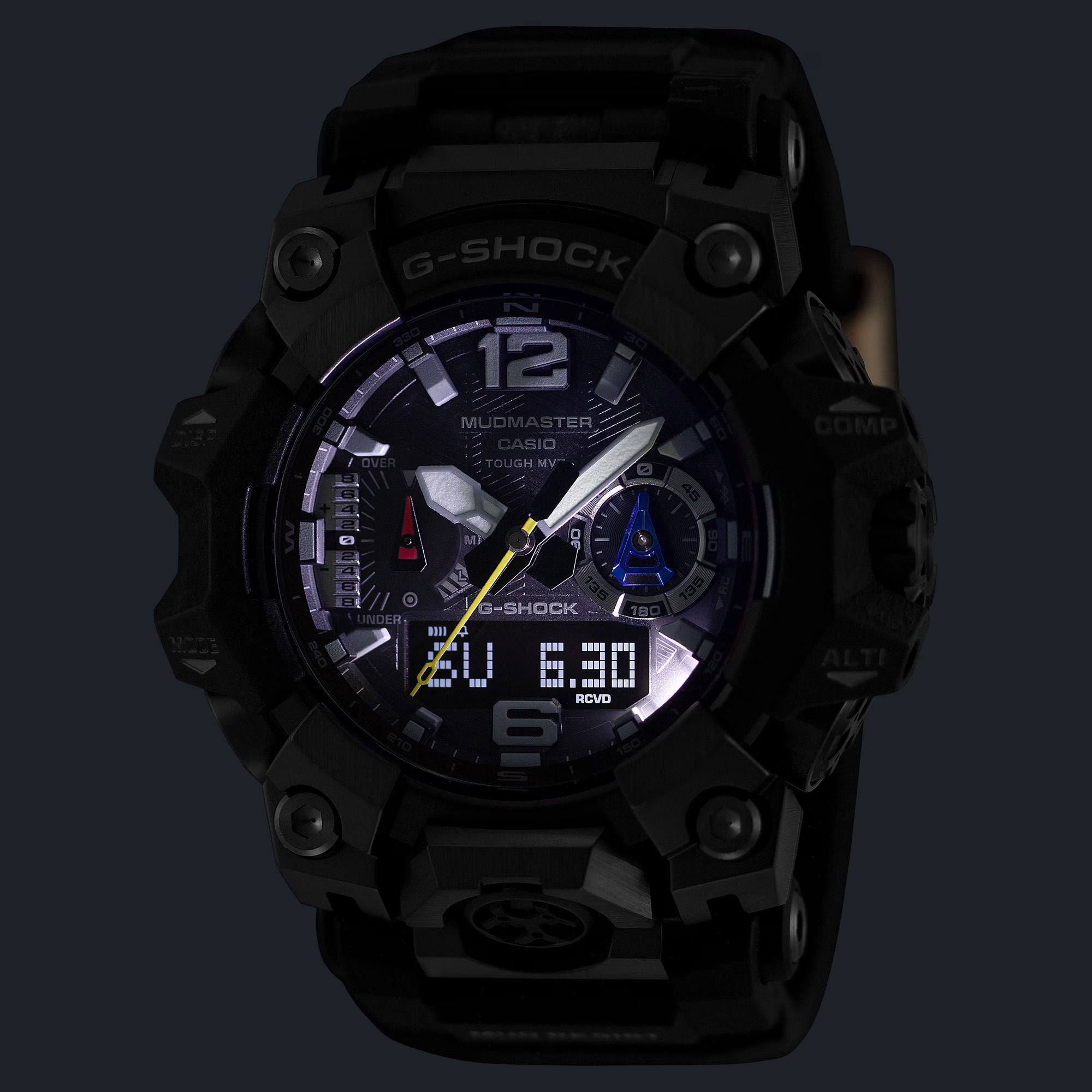 Casio G-SHOCK Master of G MUDMASTER GWG-B1000TLC-1A, Team Land Cruiser Toyota Auto Body Limited Edition Bluetooth Tough Solar Triple Sensor Watch