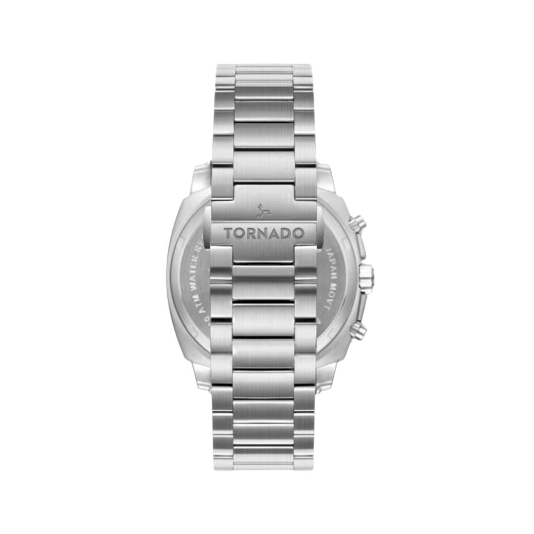 TORNADO Men's Chronograph VK64 Stainless Steel Movement Watch Set