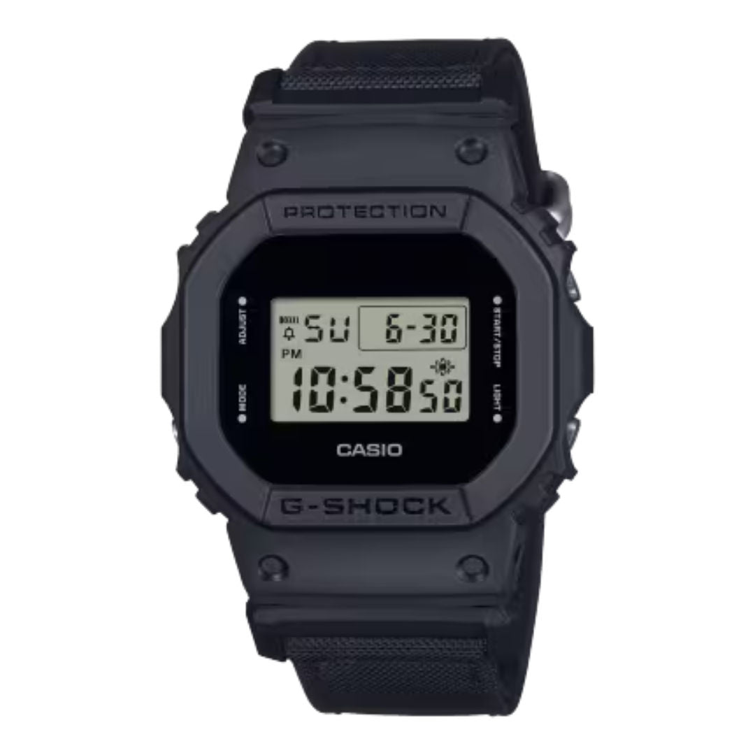 Casio Men's Digital Gray Dial Watch, DW-5600BCE-1D