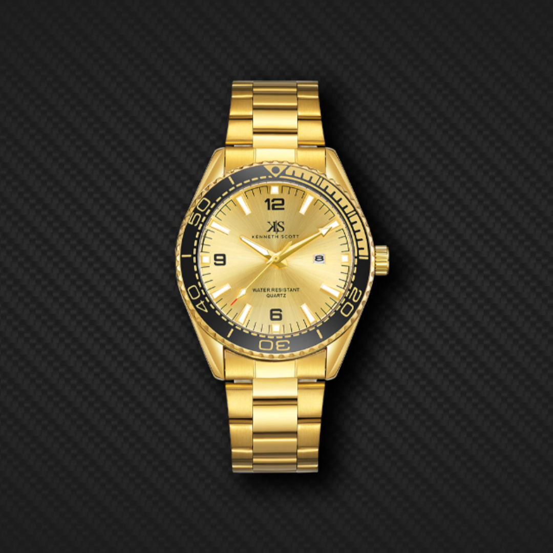 Kenneth Scott Men’s Analog Round Dial Watch, K23024 Series