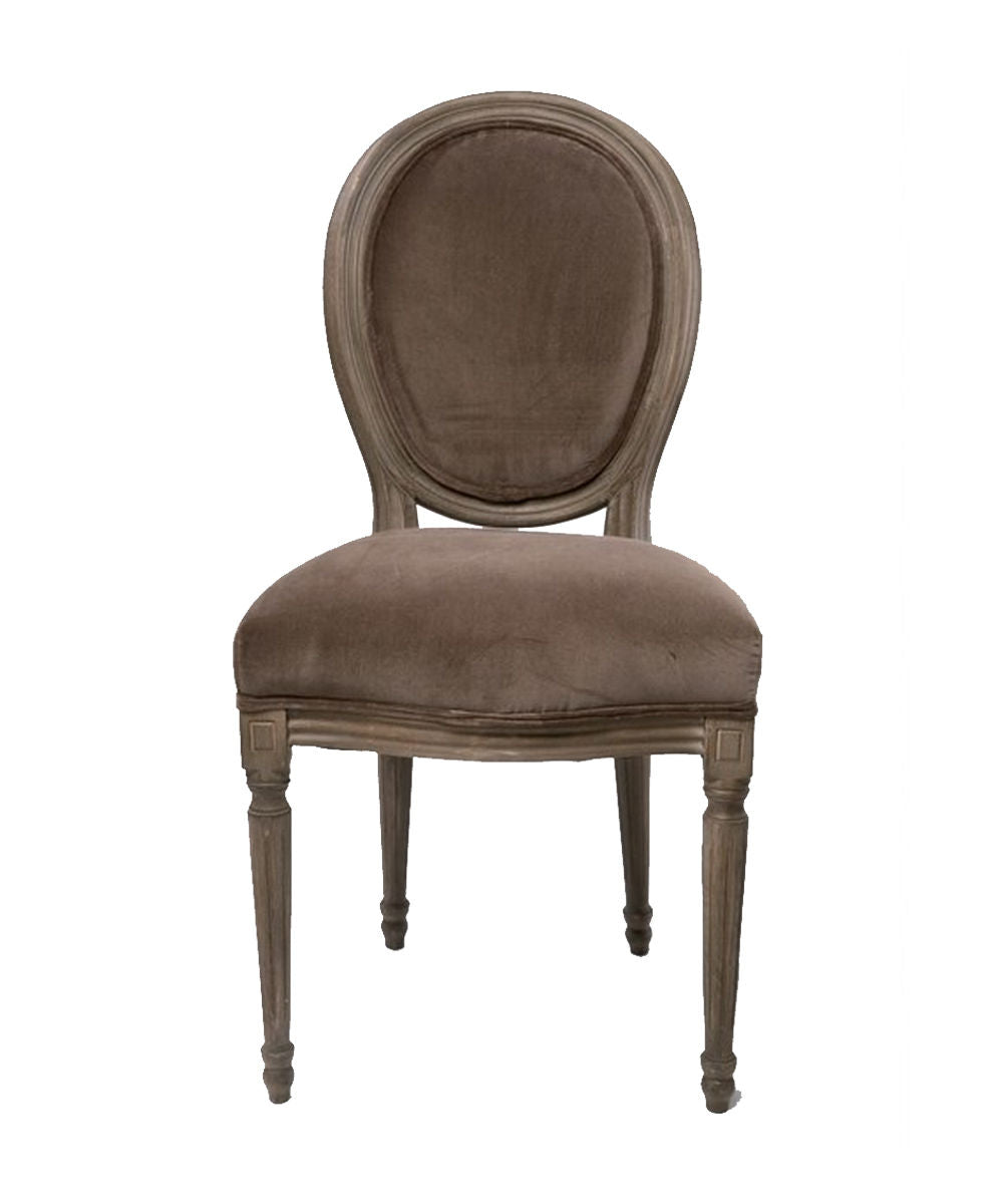 Chair Villa Louis Fango Velvet, Baroque Style