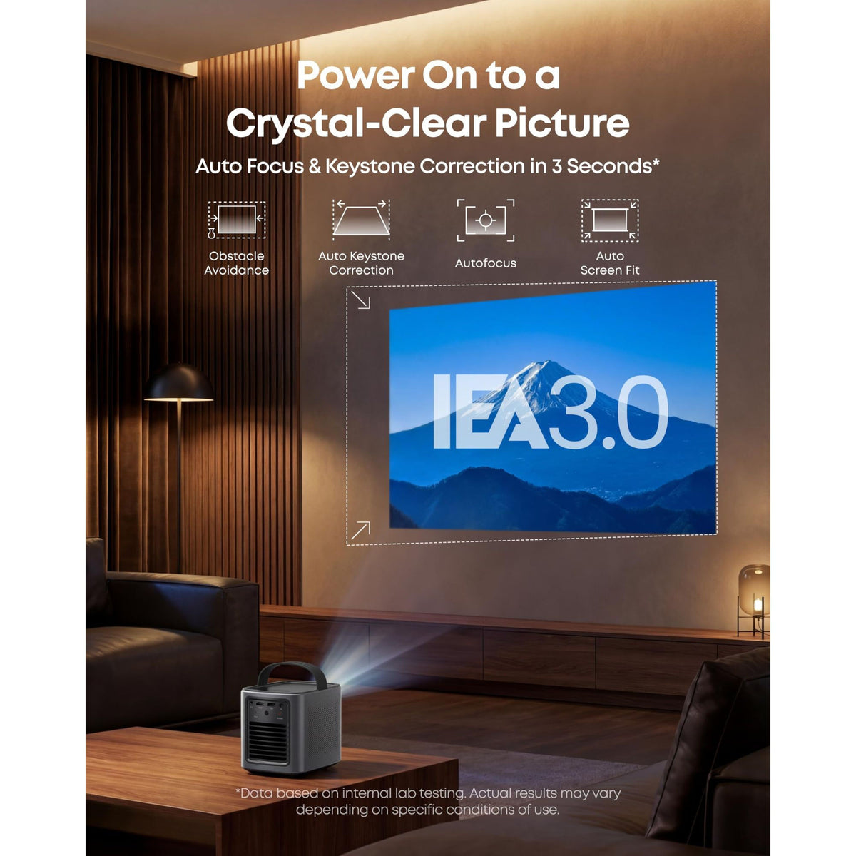 Anker Nebula Mars 3 Air Projector, Black