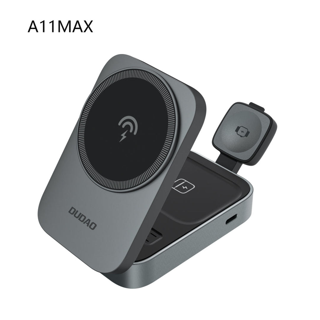 DUDAO A11MAX 3in1 15W Wireless Charger, Black