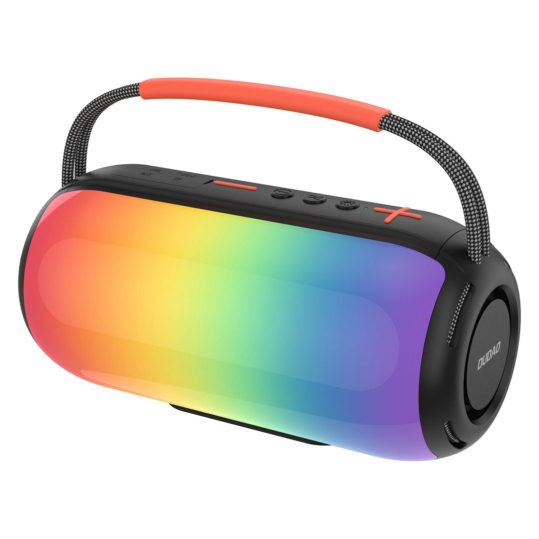 DUDAO Y21-B Color LED Bluetooth Dual 5W Speaker, Black