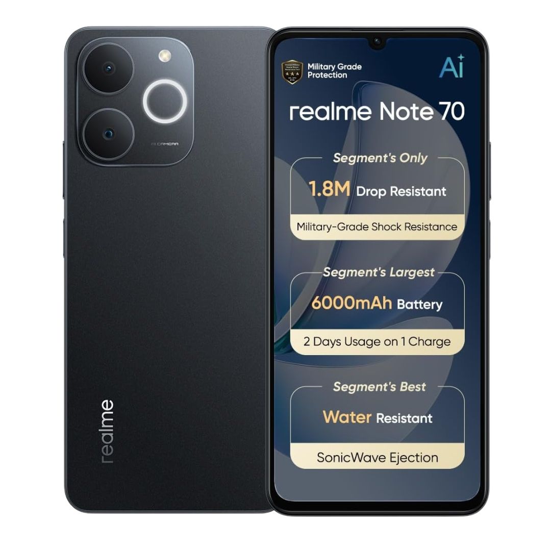 Realme Note 70 4G Smartphone, 4GB RAM, 128GB Storage