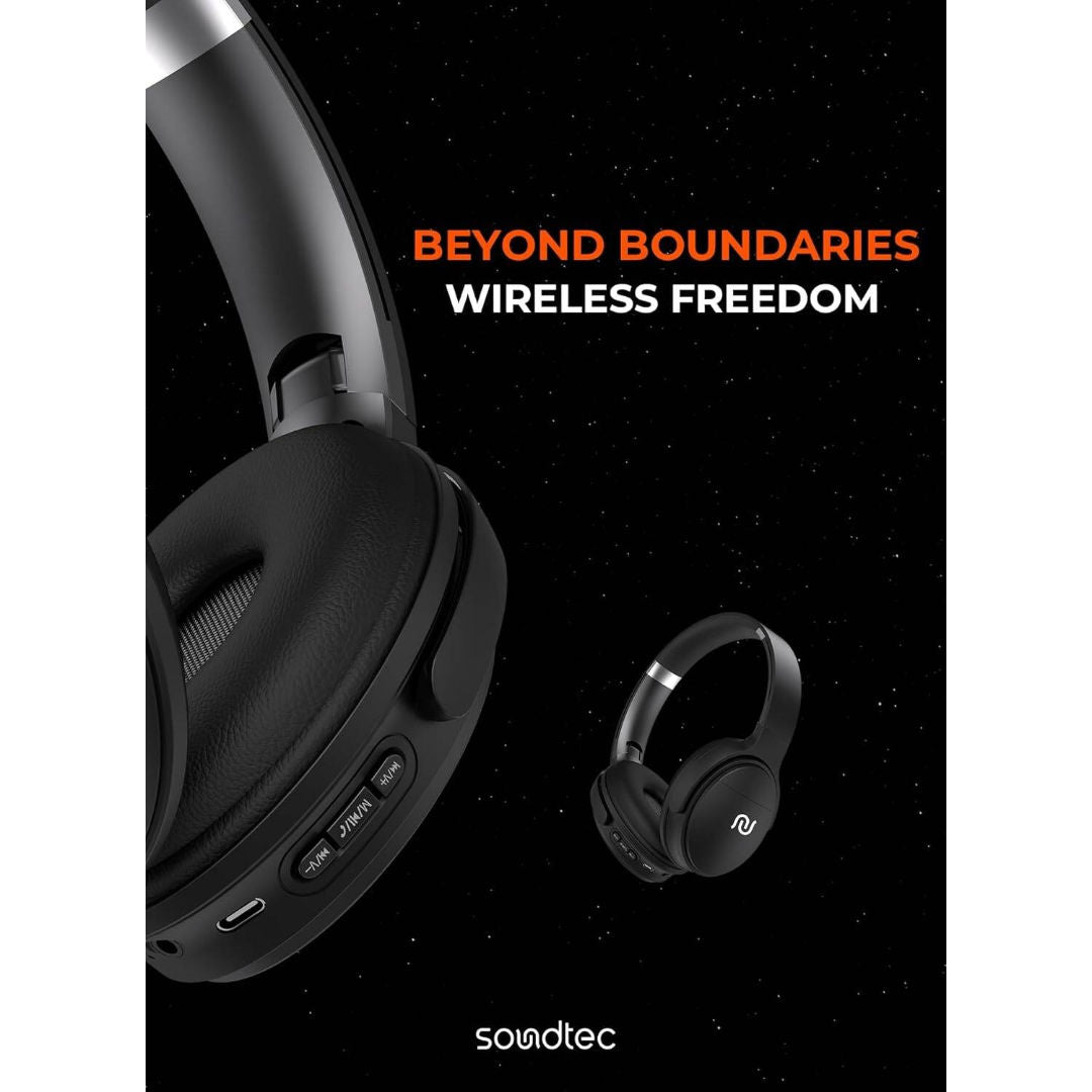 Porodo Soundtec Over-Ear Limited Wireless Headphone With Extra Bass