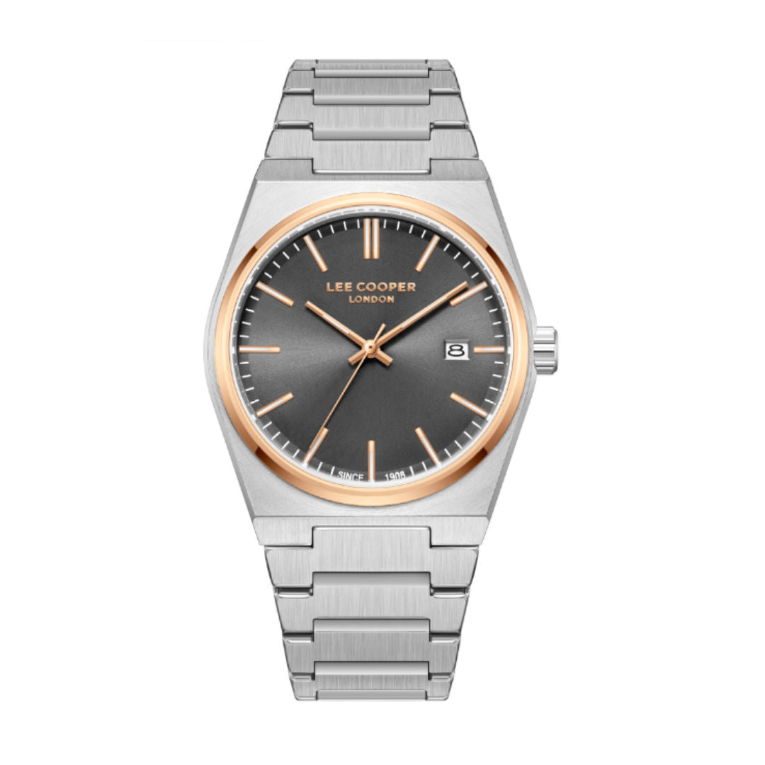 Lee Cooper Men's Analog Grey Dial Watch, Lc08196.560