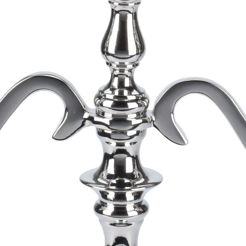 Aluminum 3-Light Candle Holder, 39cm