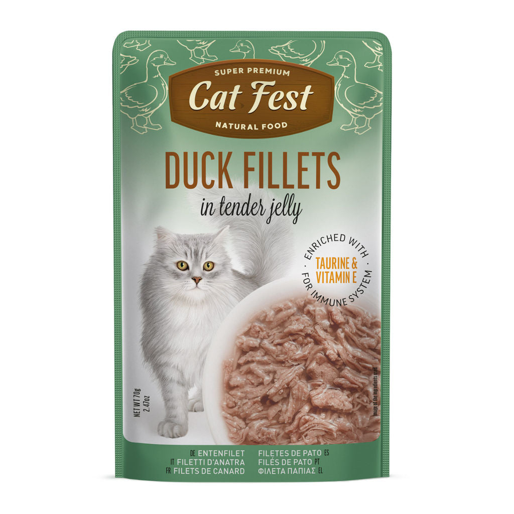 Cat Fest Fillets In Tender Jelly For Cats, 70g