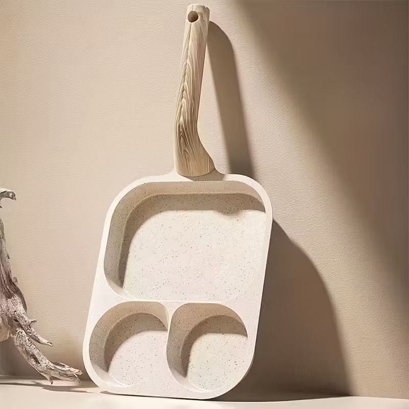 3-in-1 Non-Stick Divided Frying Pan