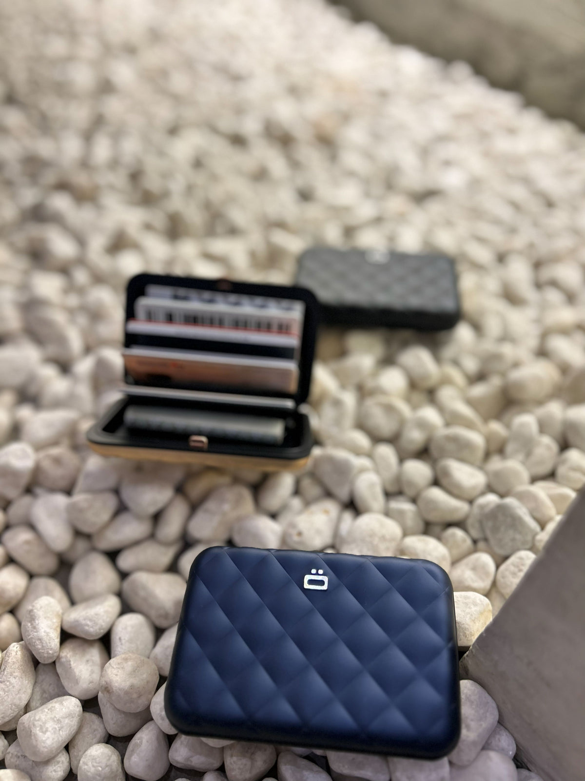 Ogon Helsinki Ladies Wallet Small Case Card Holder, Navy Blue