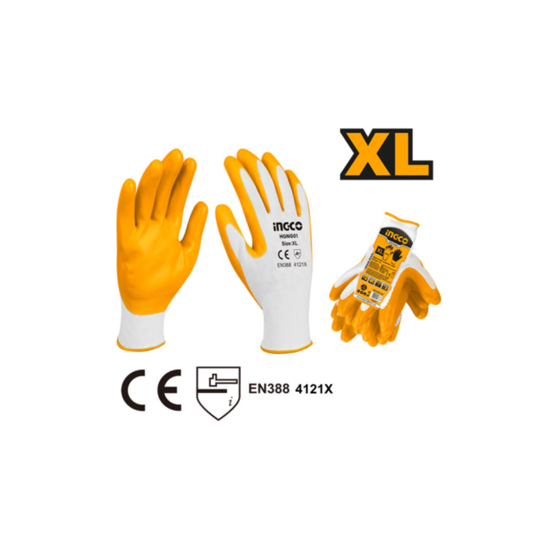 INGCO Nitrile Gloves, XL
