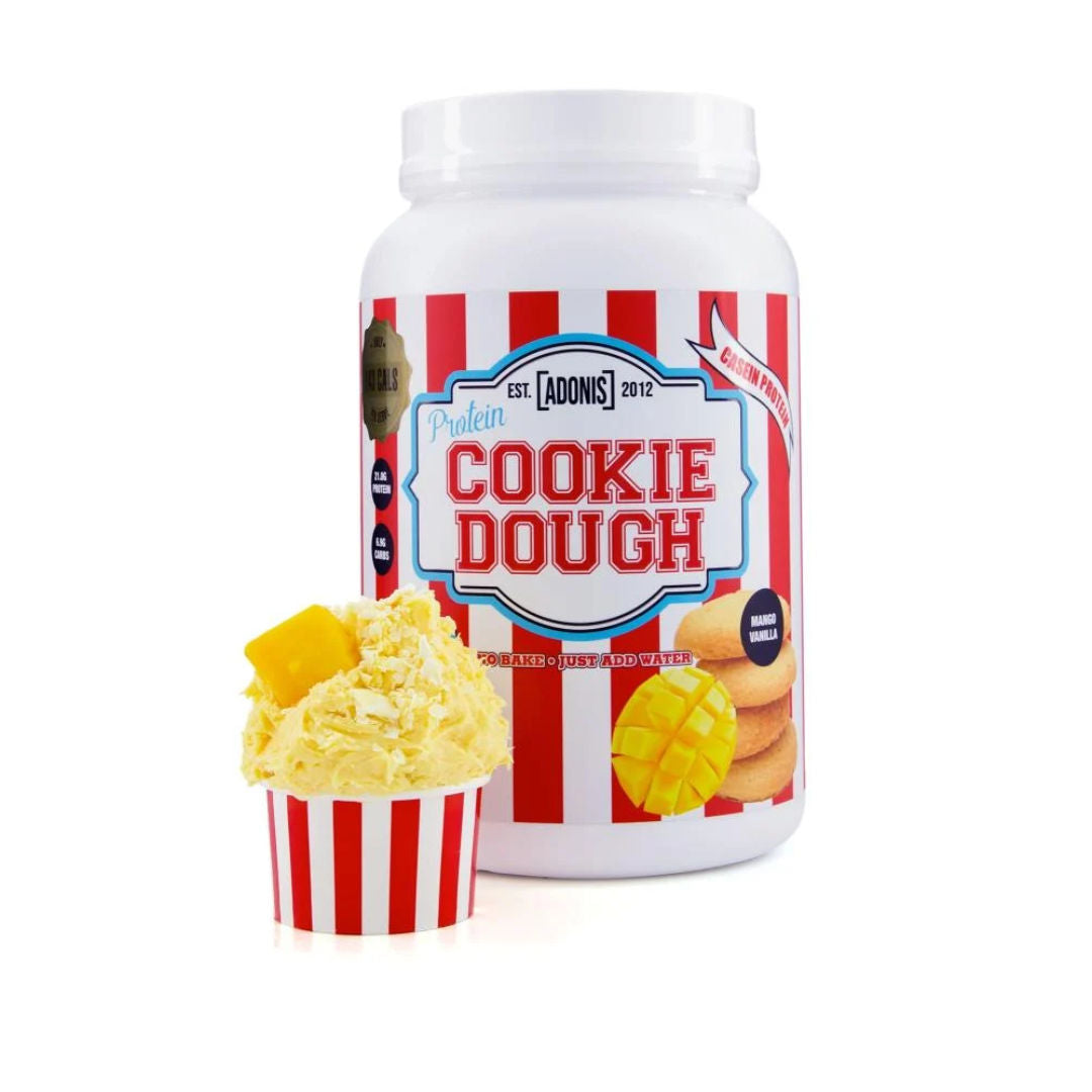 Adonis Protein Cookie Dough Premium Casein Protein Snack Low Carb, High Protein, Multiple Gourmet Flavors