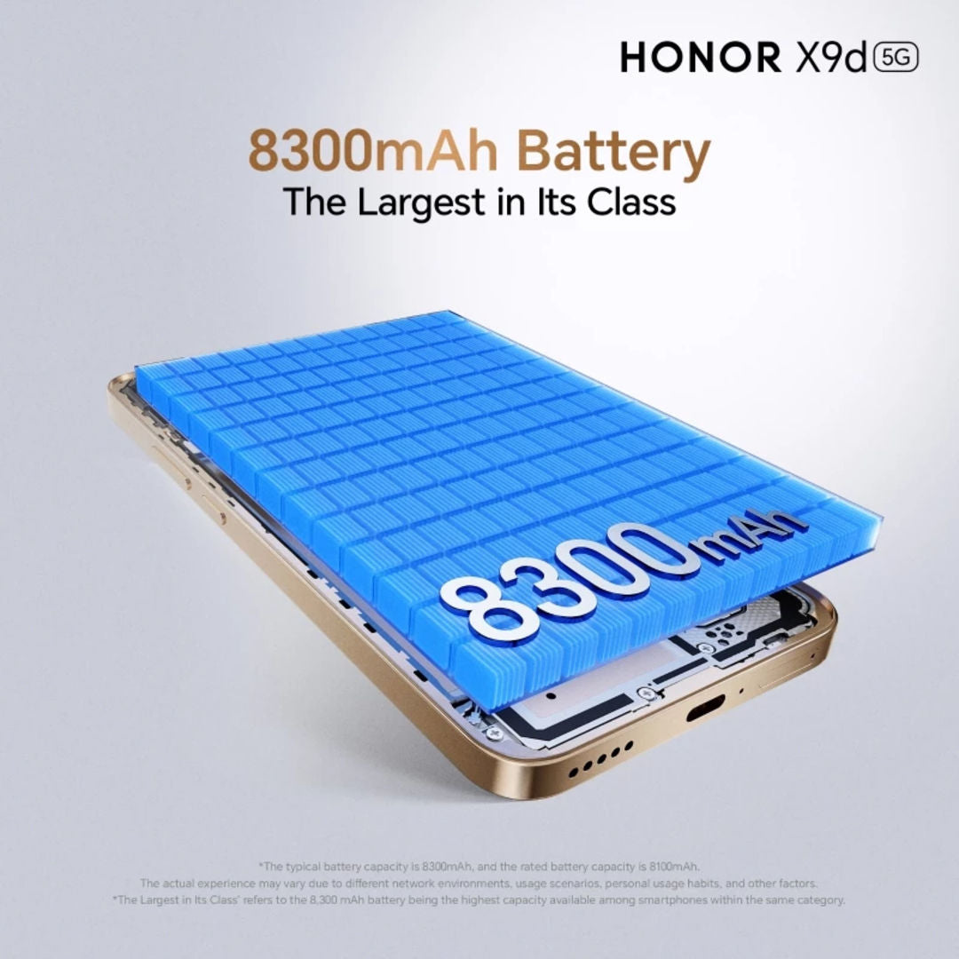 HONOR X9d 5G Smartphone, 12GB RAM + 256GB Storage, 108MP OIS Camera, 6.79Inch 1.5K 120Hz AMOLED Display