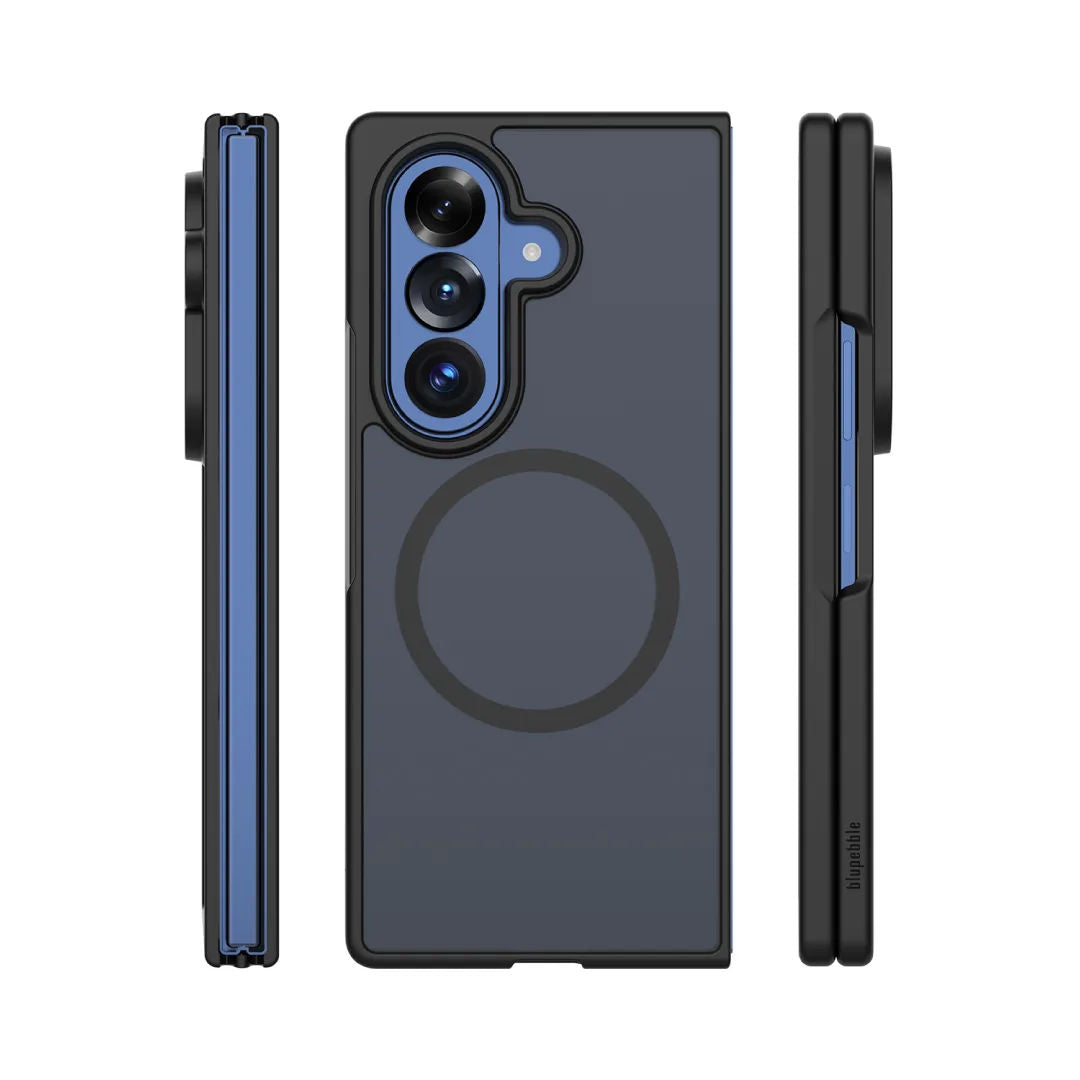Blupebble Samsung Galaxy Fold 8 Ultra Hybrid Matte Case, Black