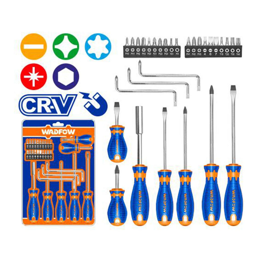 WADFOW 30 Pieces Screwdriver Set, CRV bits