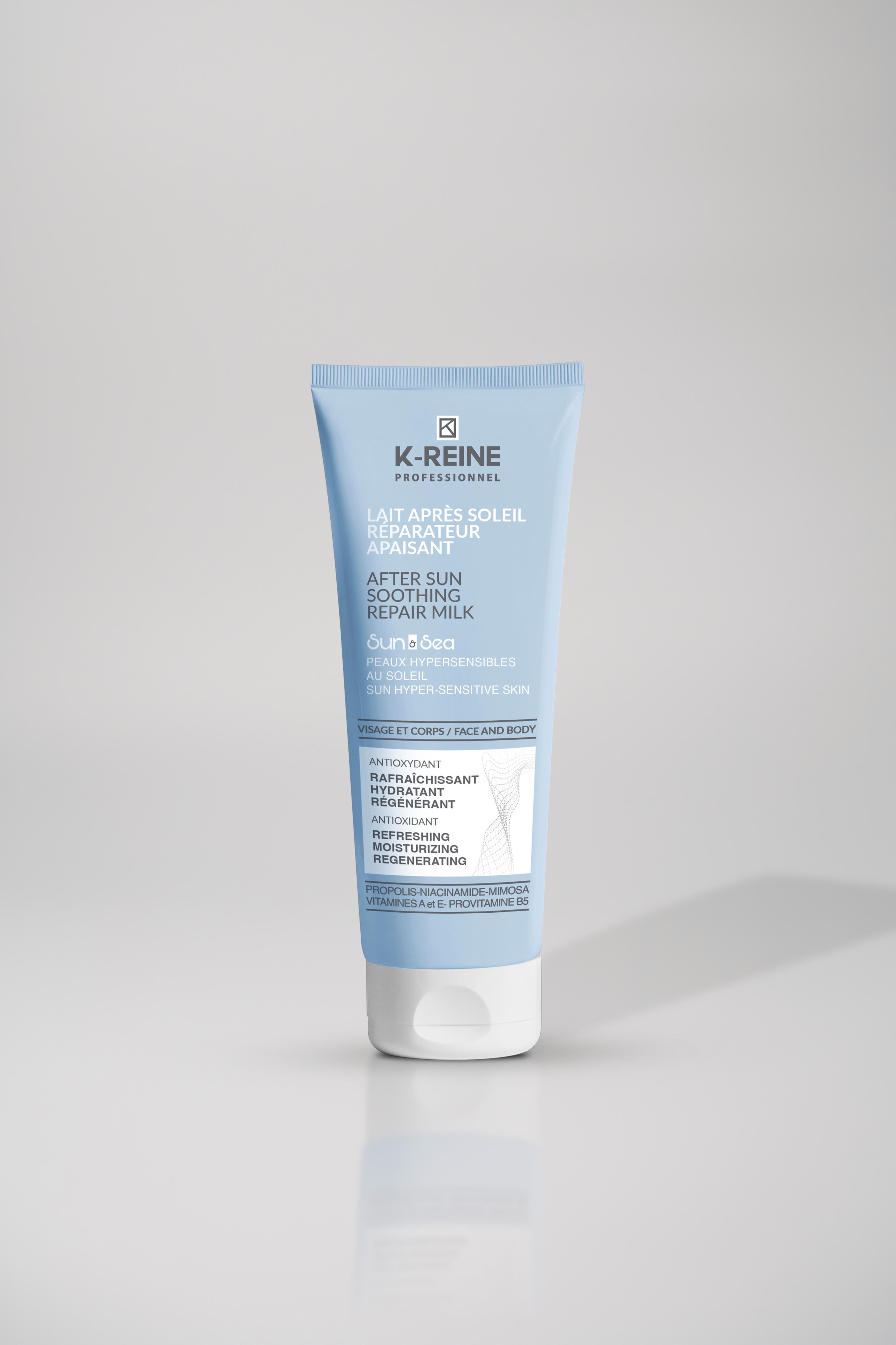 K-Reine Soothing Repair After Sun Milk For Face And Body, 100ml